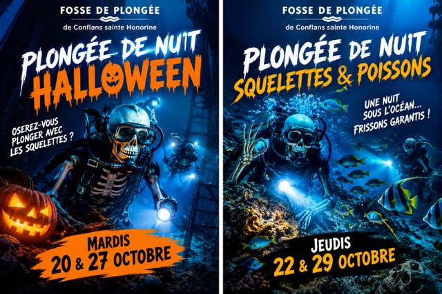 HALLOWEEN PLONGEE DE NUIT