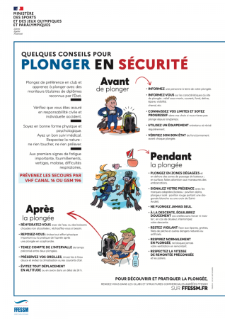 Plonger en sécurité