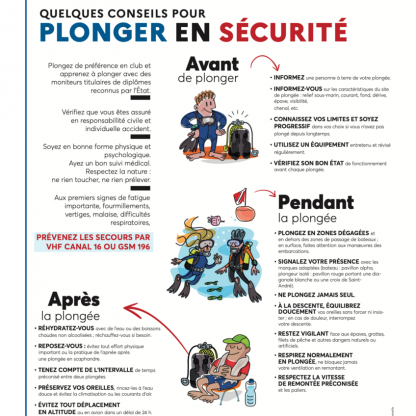 Plonger en sécurité